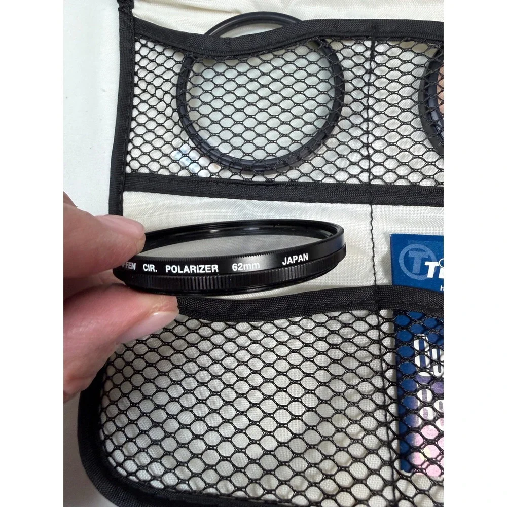 Tiffen 62mm Filter Kit UV Protector 812 Warming Circular Polarizer with Pouch